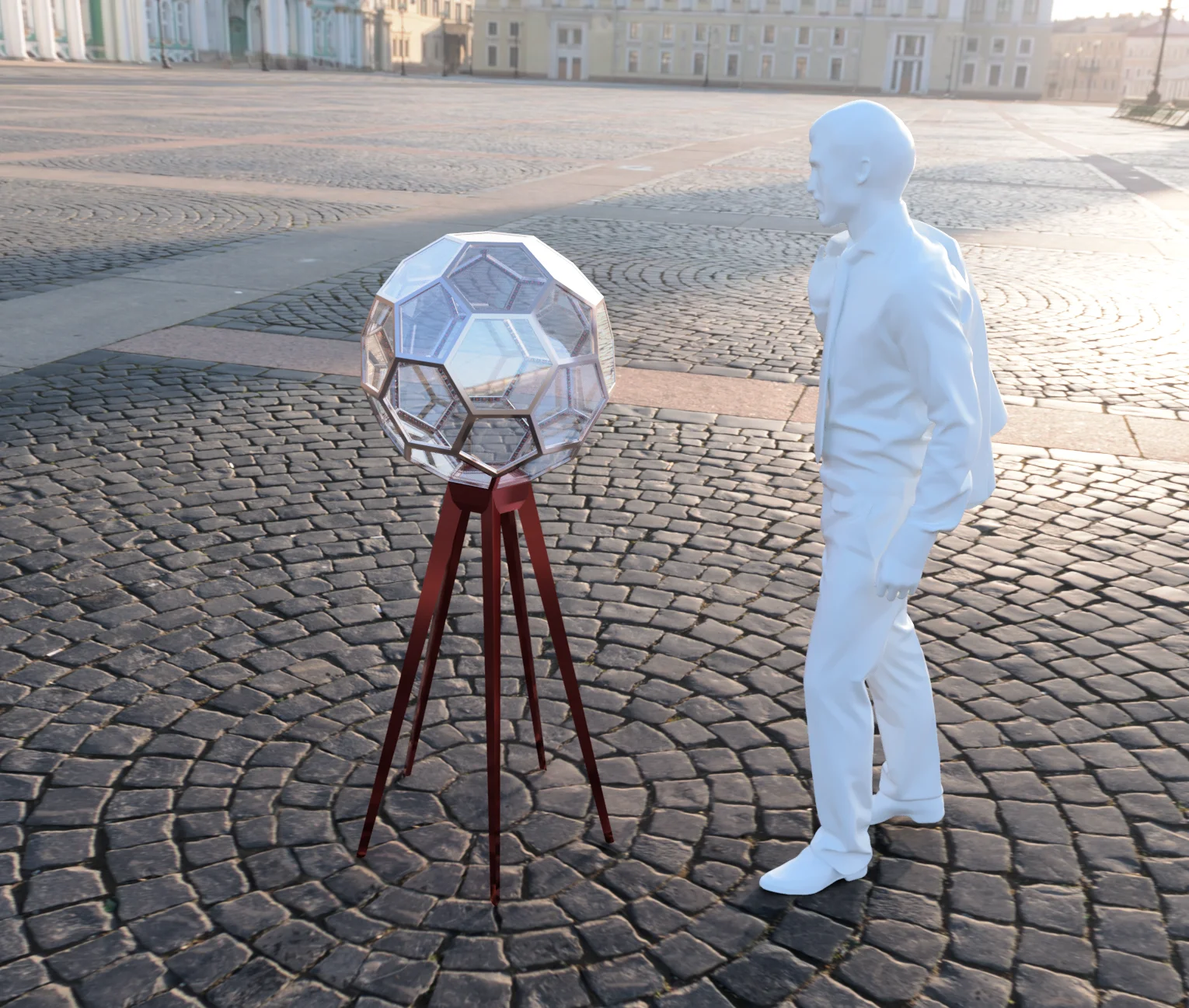 IcosaLED – Innenspiegel Detailansicht